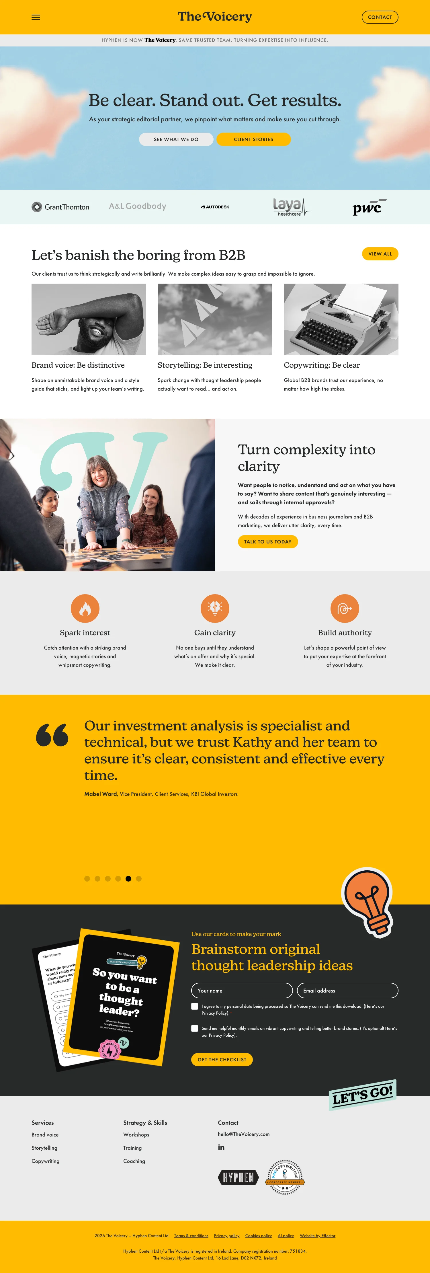 Dublin agency offers web design and digital marketing services for clear and effective business results.